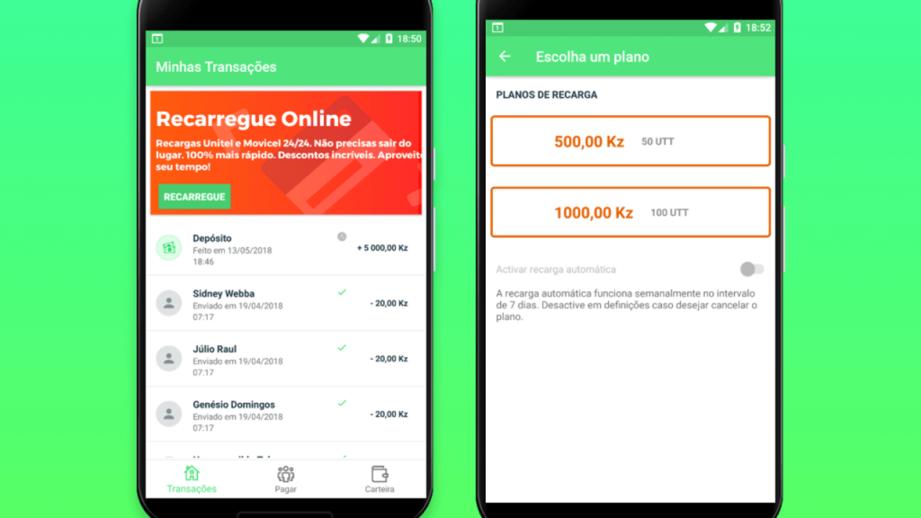 Kamba Payments App is the best mobile payment apps in Angola